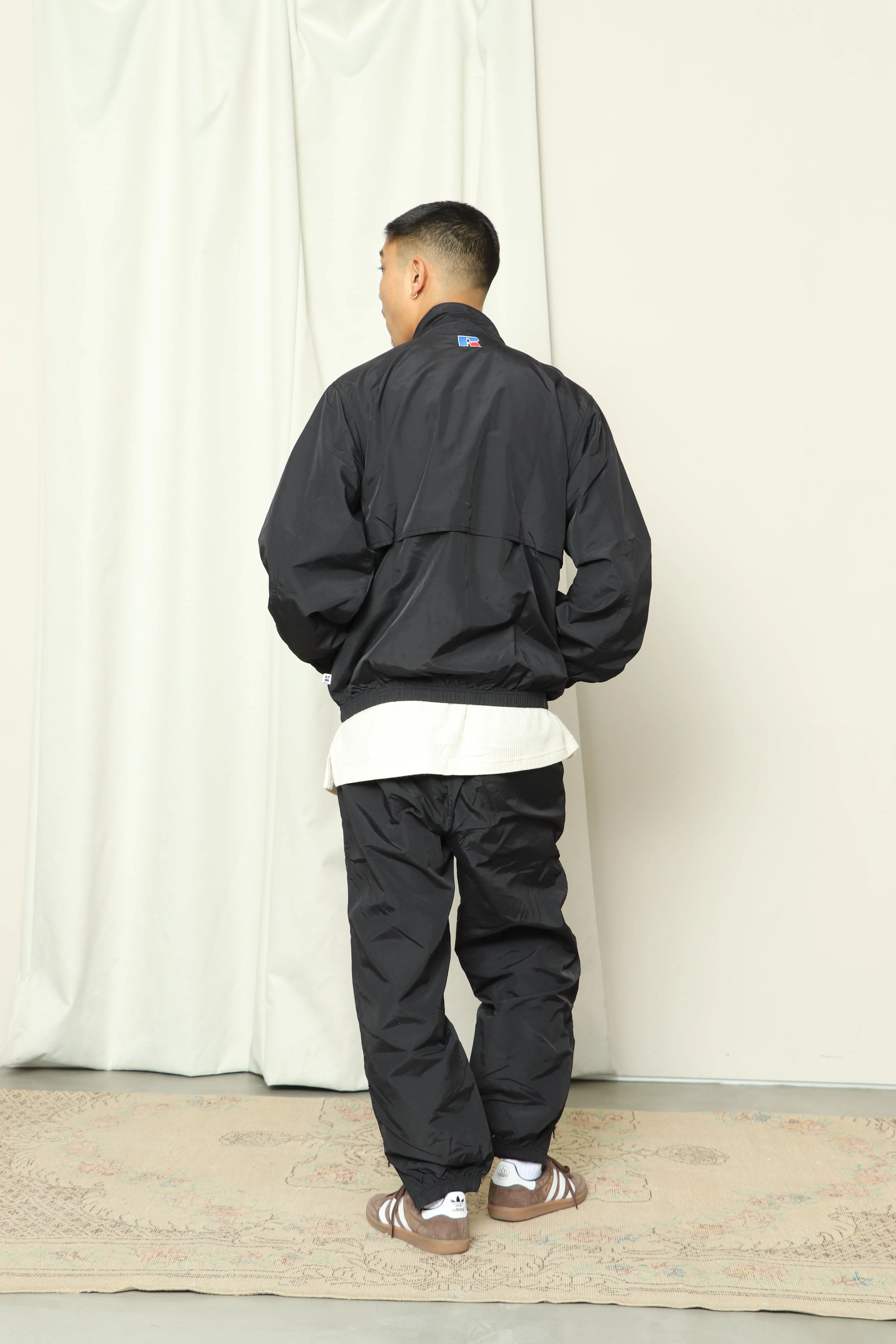 - online Limited -　Nylon Tussah Classic Training Pants 　＜RC-23012＞　BLACK