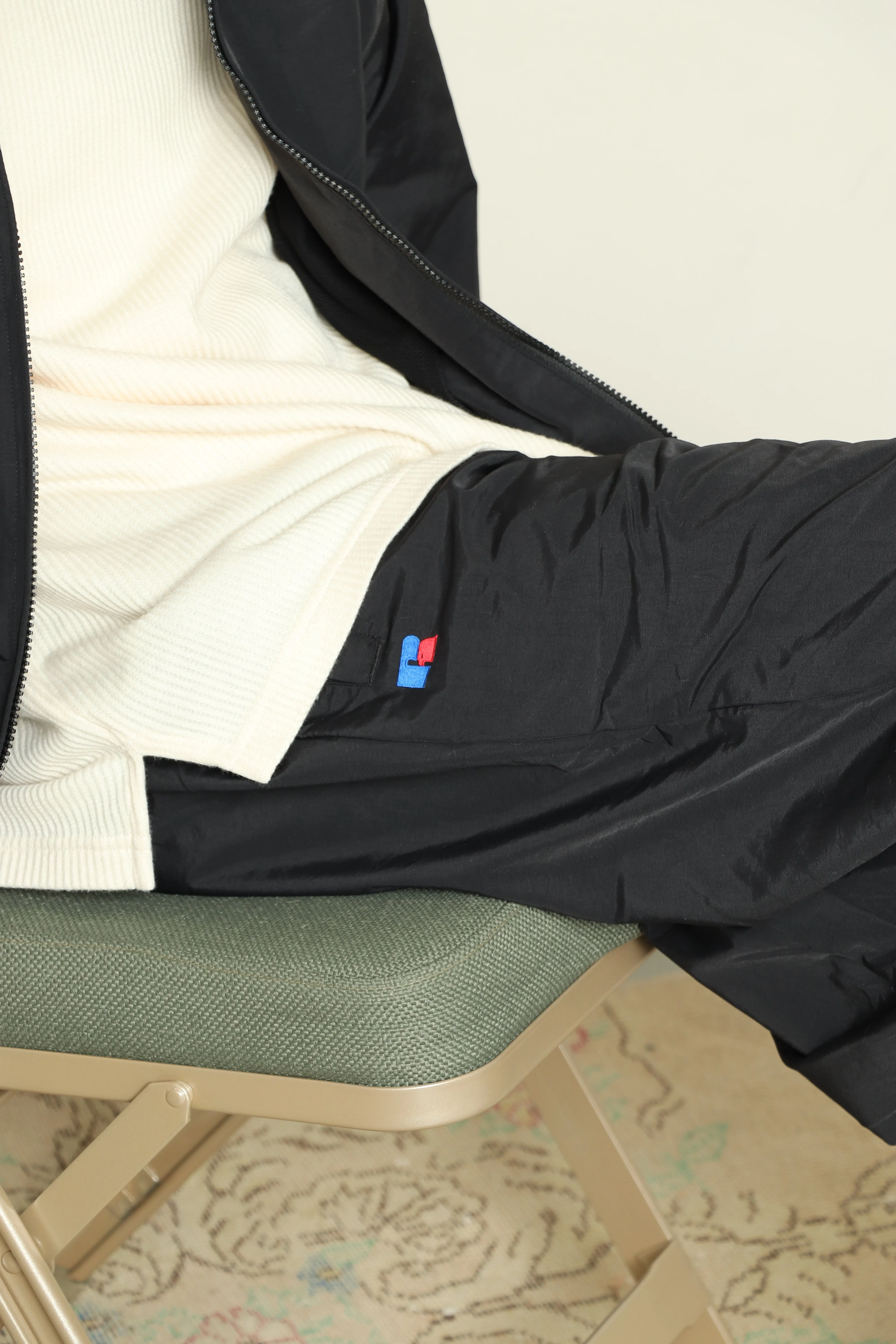- online Limited -　Nylon Tussah Classic Training Pants 　＜RC-23012＞　BLACK