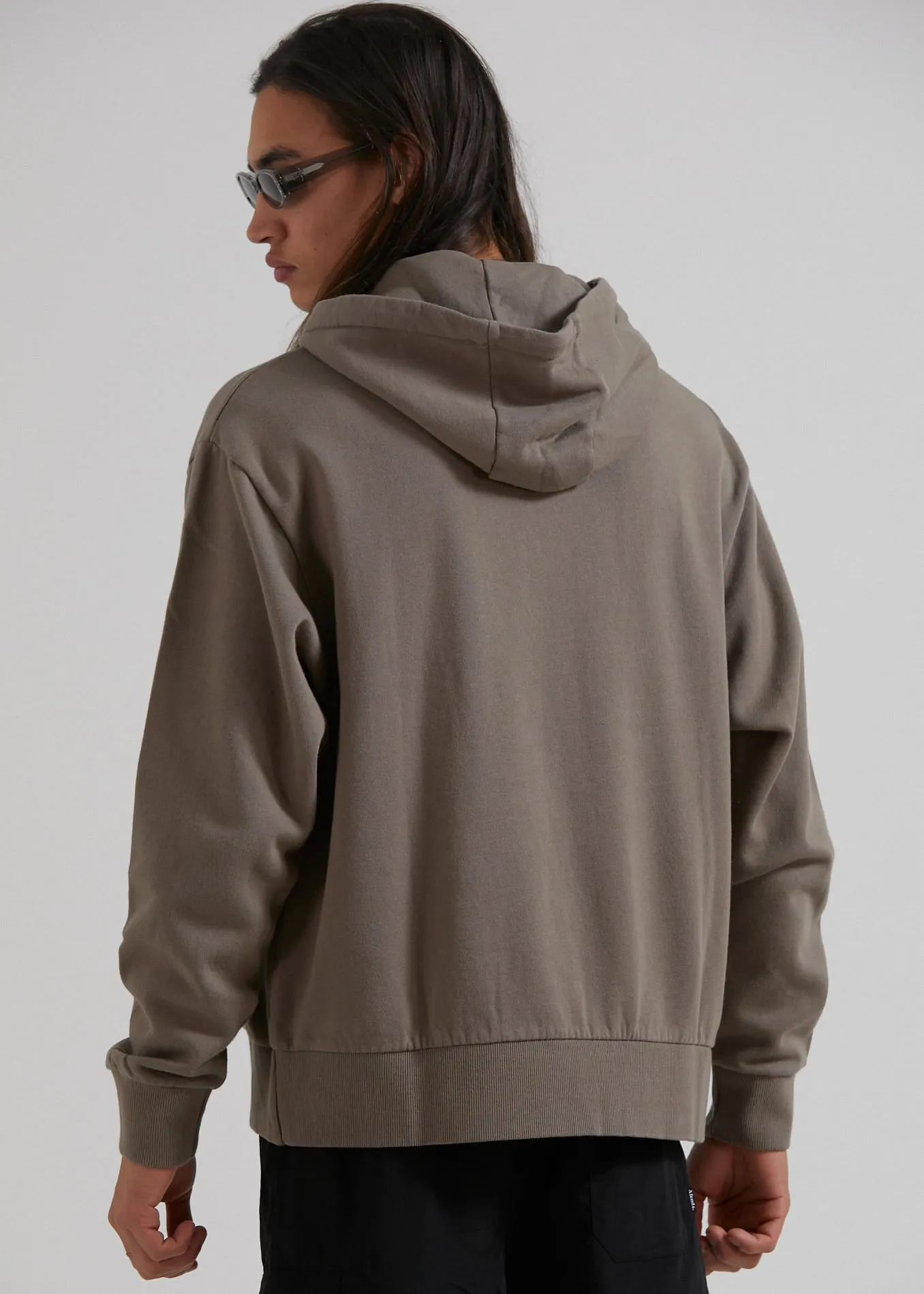 AFENDS Mens Credits - Hoodie - Beechwood