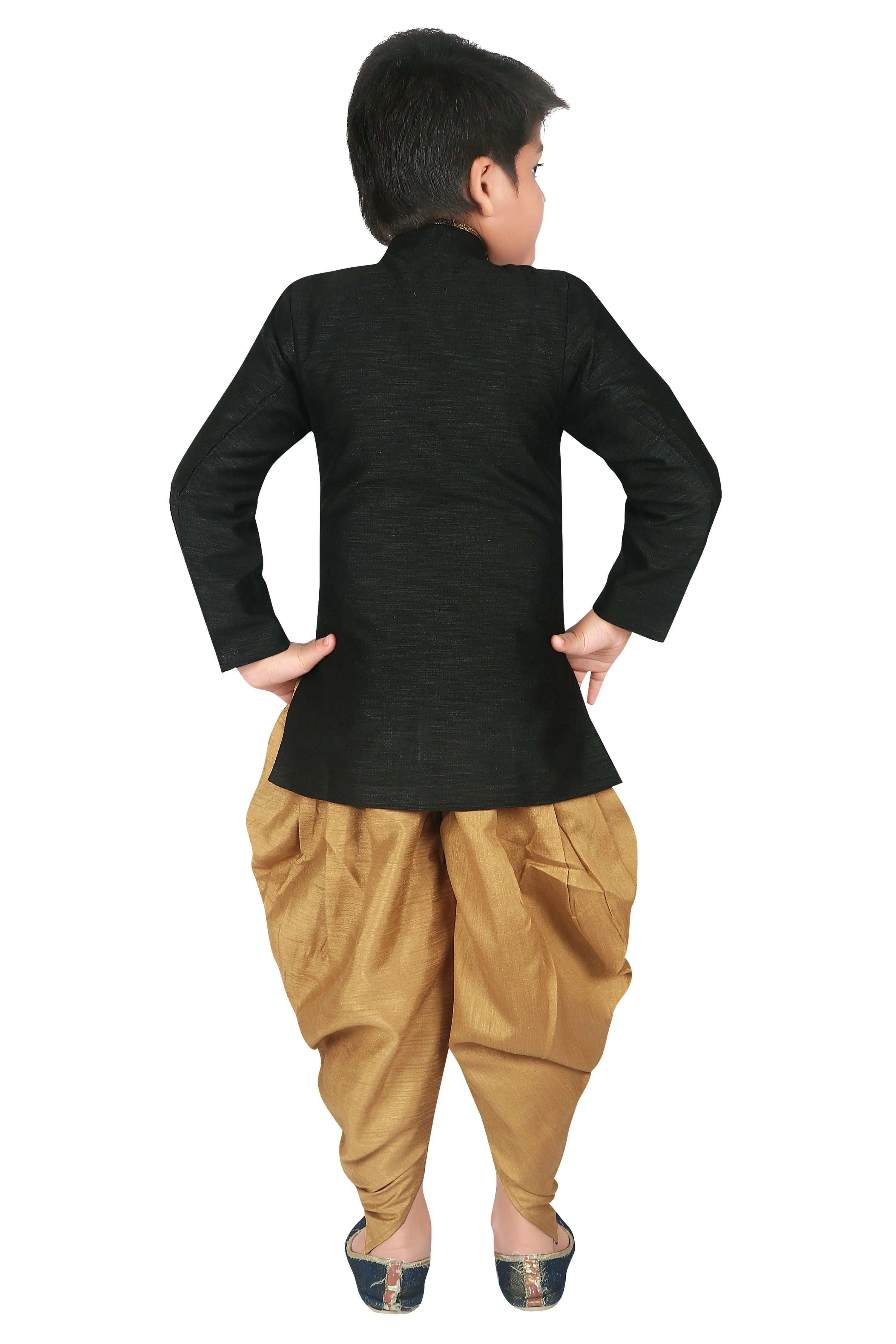 ahhaaaa Embroidered Indo-Western Sherwani for boys (450KZ)