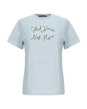 Alexachung Women T-shirt Sky blue XS INT