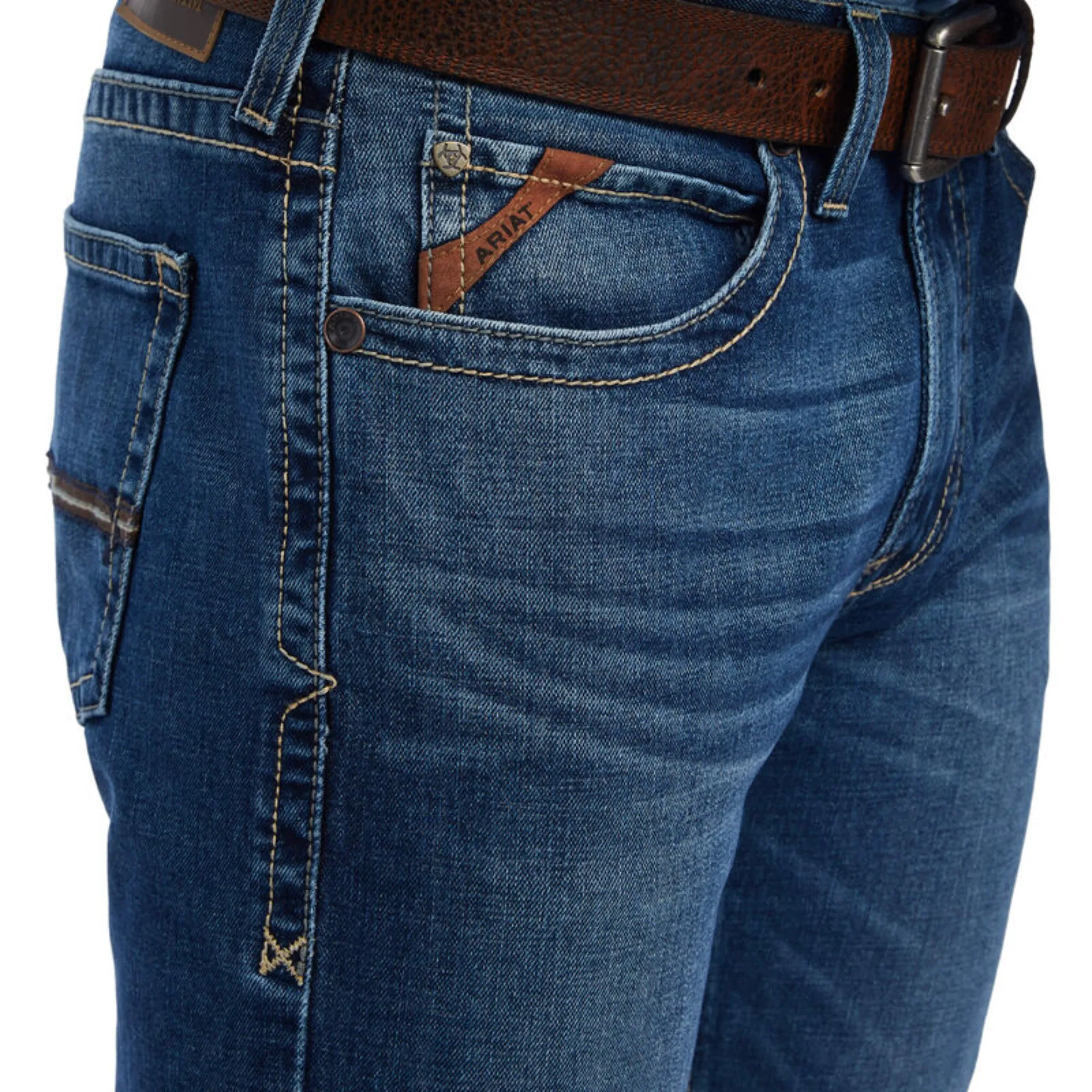 ARIAT MEN'S M2 TRADITIONAL RELAXED CUTLER BOOT CUT JEANS - 10041100