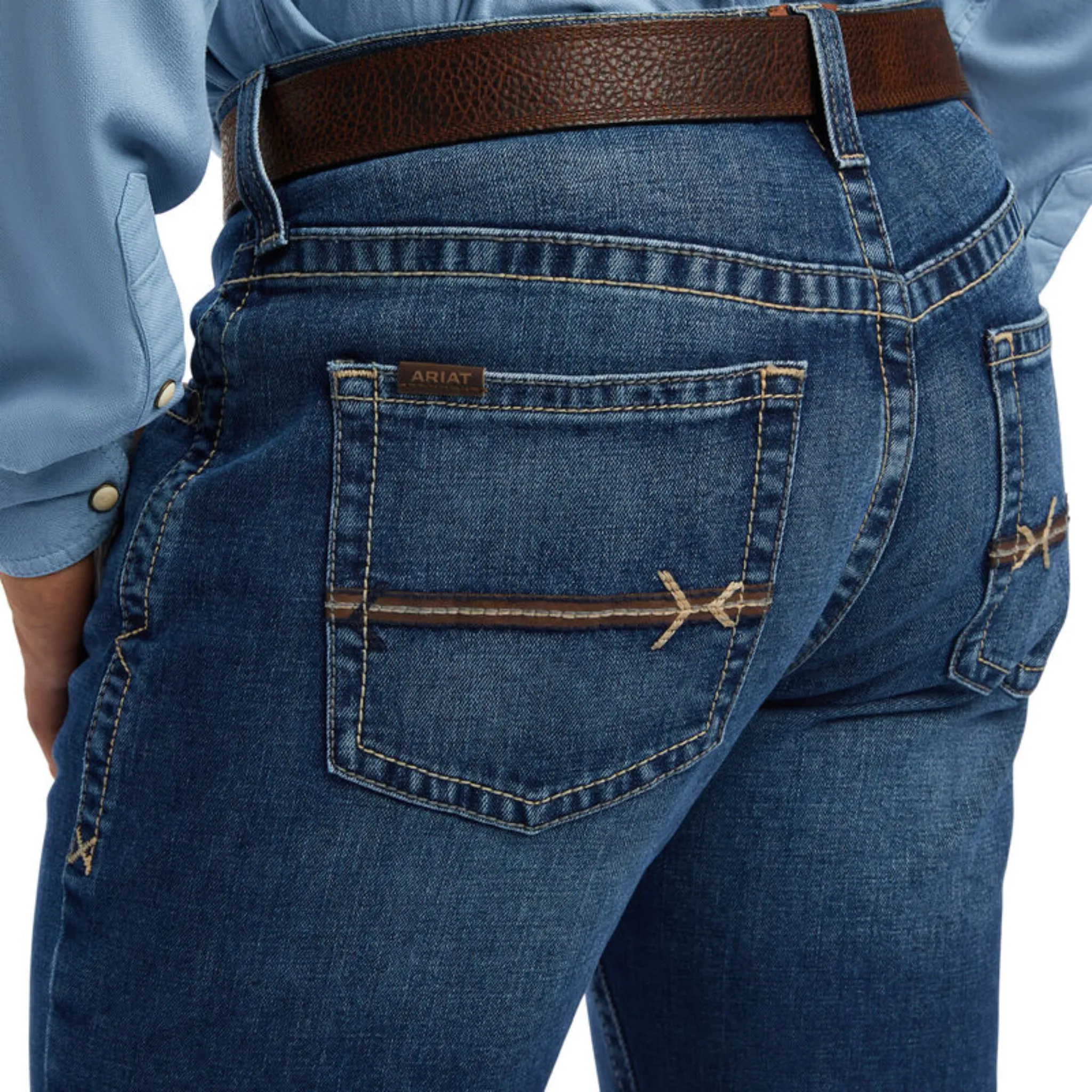 ARIAT MEN'S M2 TRADITIONAL RELAXED CUTLER BOOT CUT JEANS - 10041100