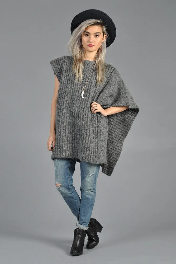 Avant Garde Asymmetric Mohair Sweater
