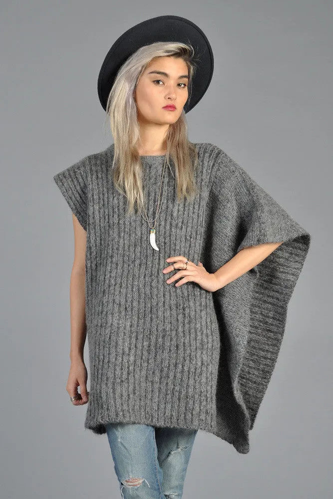 Avant Garde Asymmetric Mohair Sweater