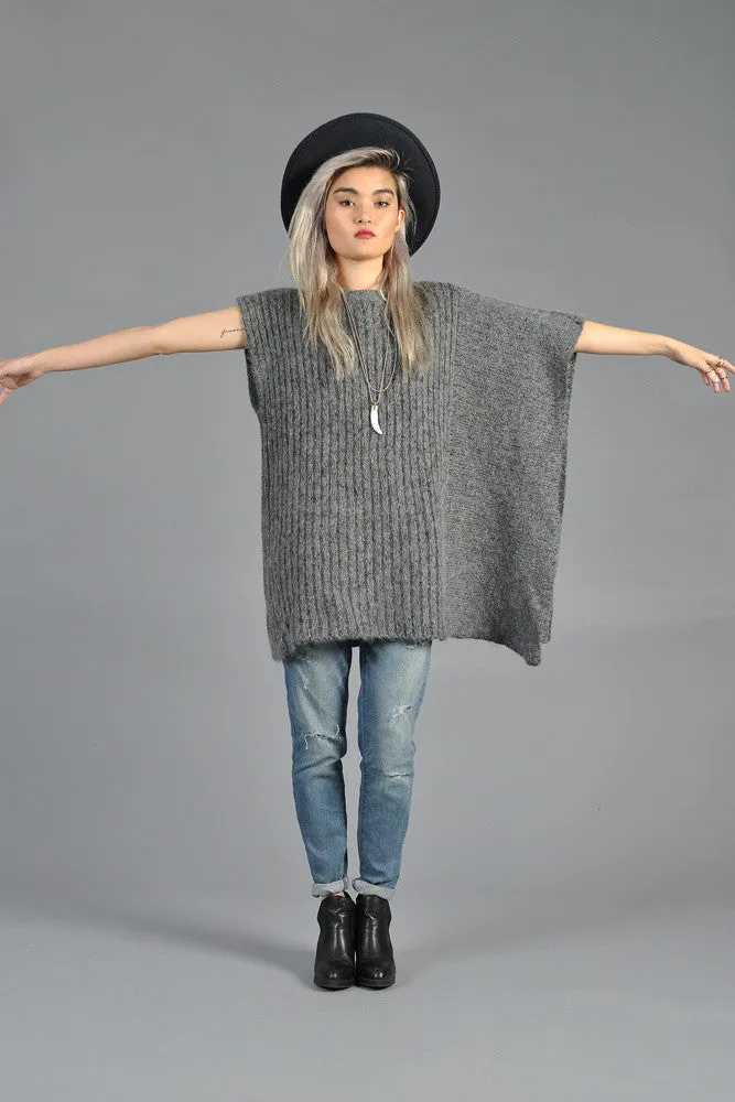 Avant Garde Asymmetric Mohair Sweater