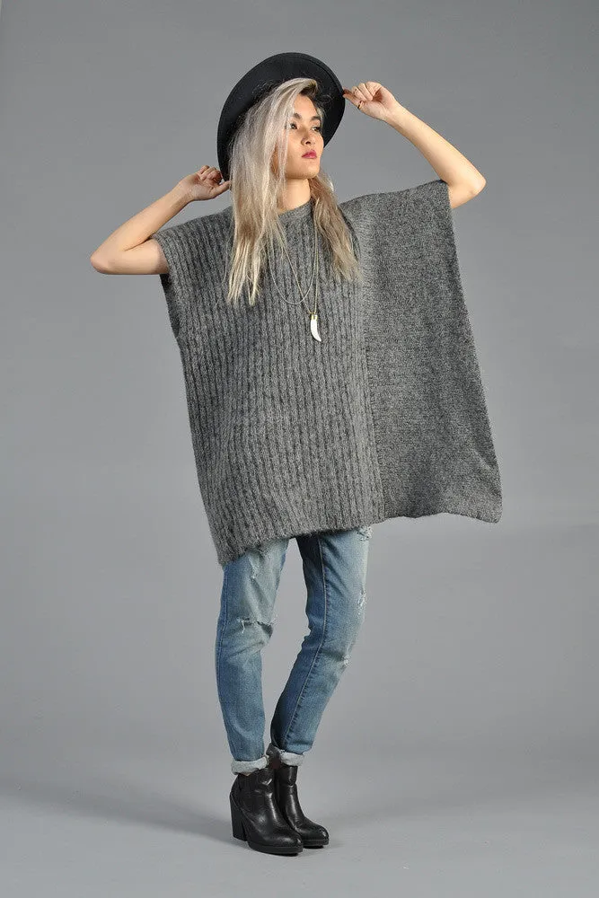 Avant Garde Asymmetric Mohair Sweater