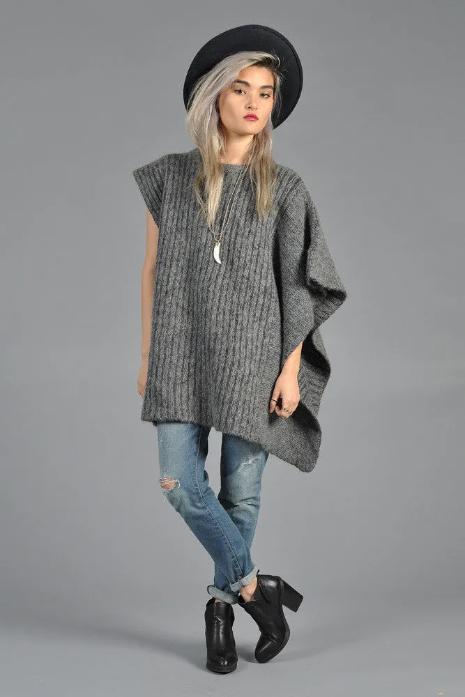 Avant Garde Asymmetric Mohair Sweater