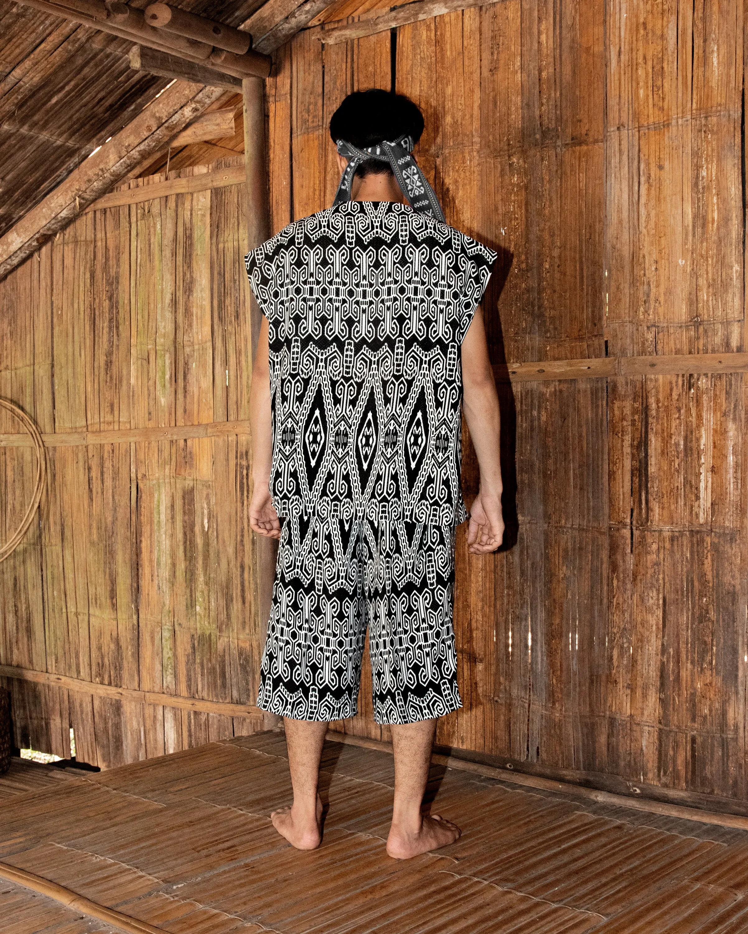 Baju Bujang Pua Kumbu (Black)