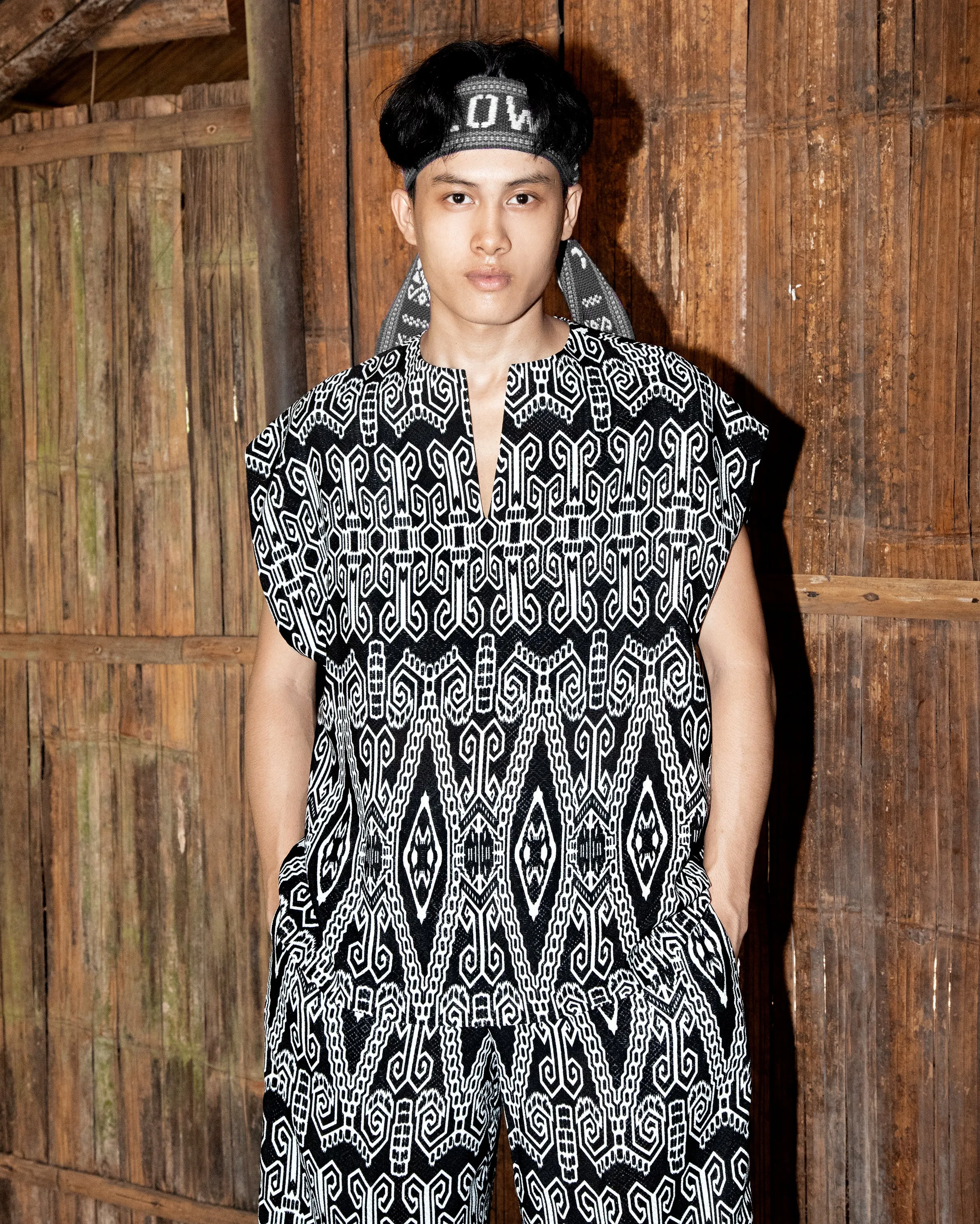 Baju Bujang Pua Kumbu (Black)