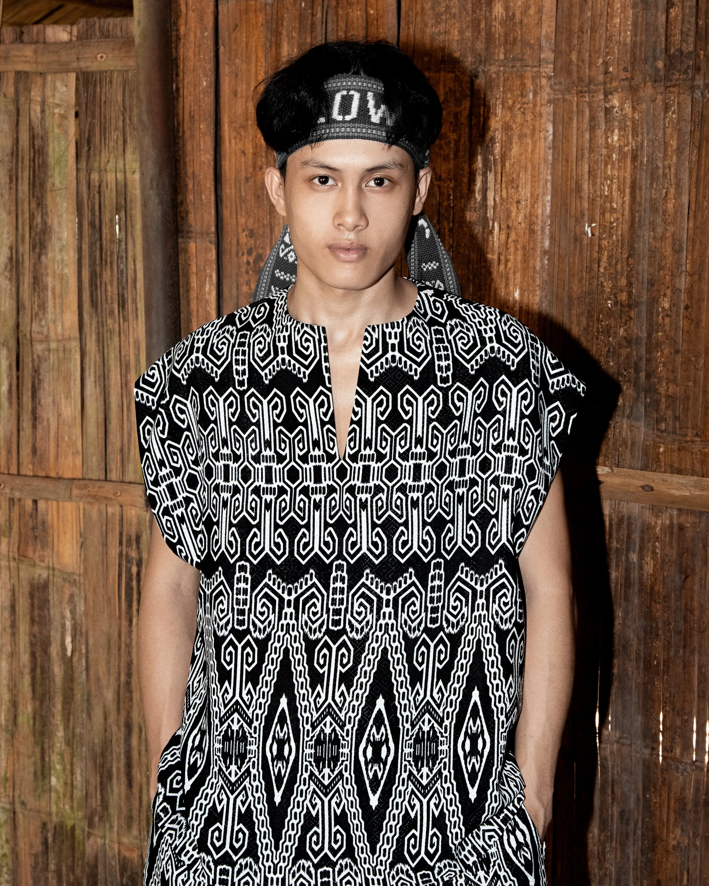 Baju Bujang Pua Kumbu (Black)