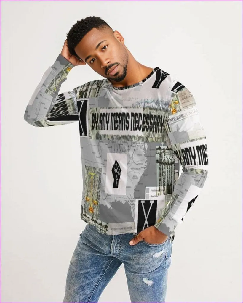 B.A.M.N - By Any Means Necessary Clothing 2 Men's Long Sleeve Tee