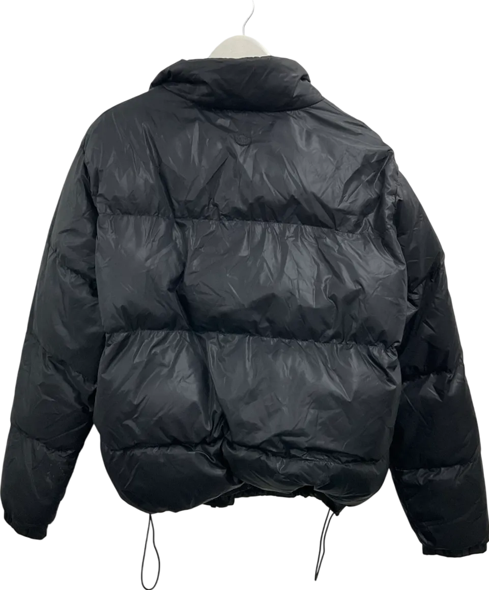 boohooMan Puffer Jacket In Black UK L