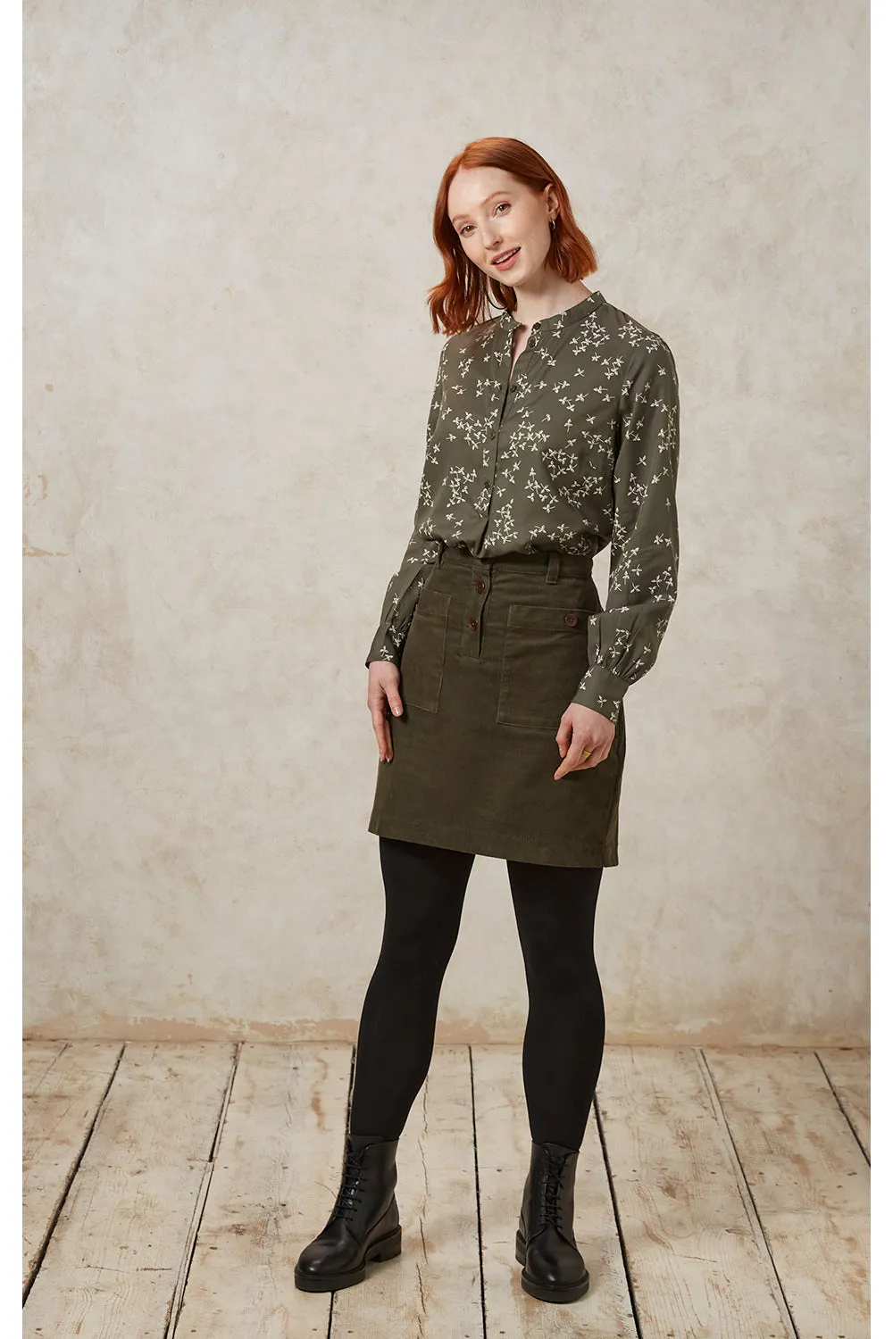 Carlotta Leaf Blouse
