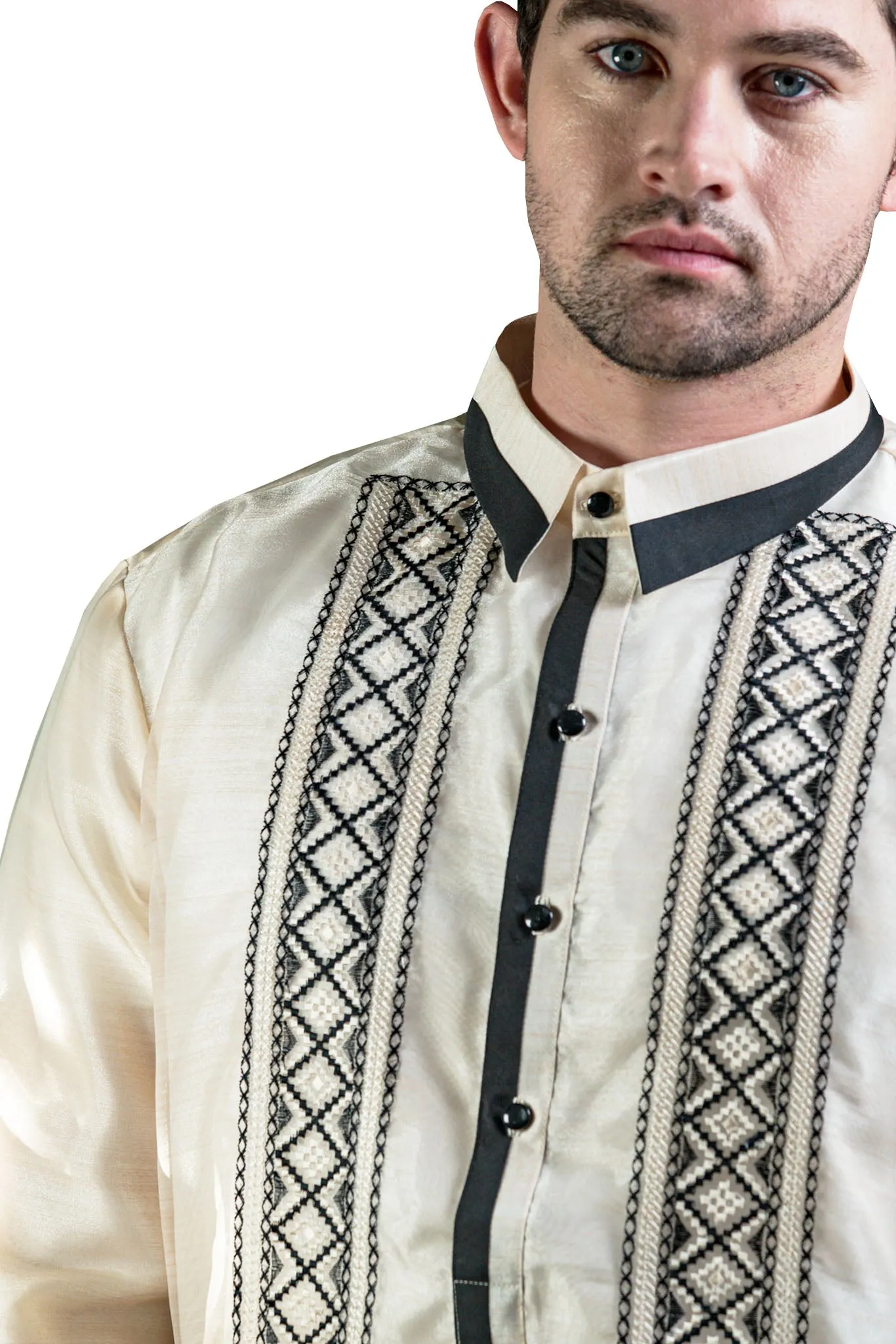 CB04 - Couple's Barong - Matching Barong Tagalog & Filipiniana (Items Sold Separately)