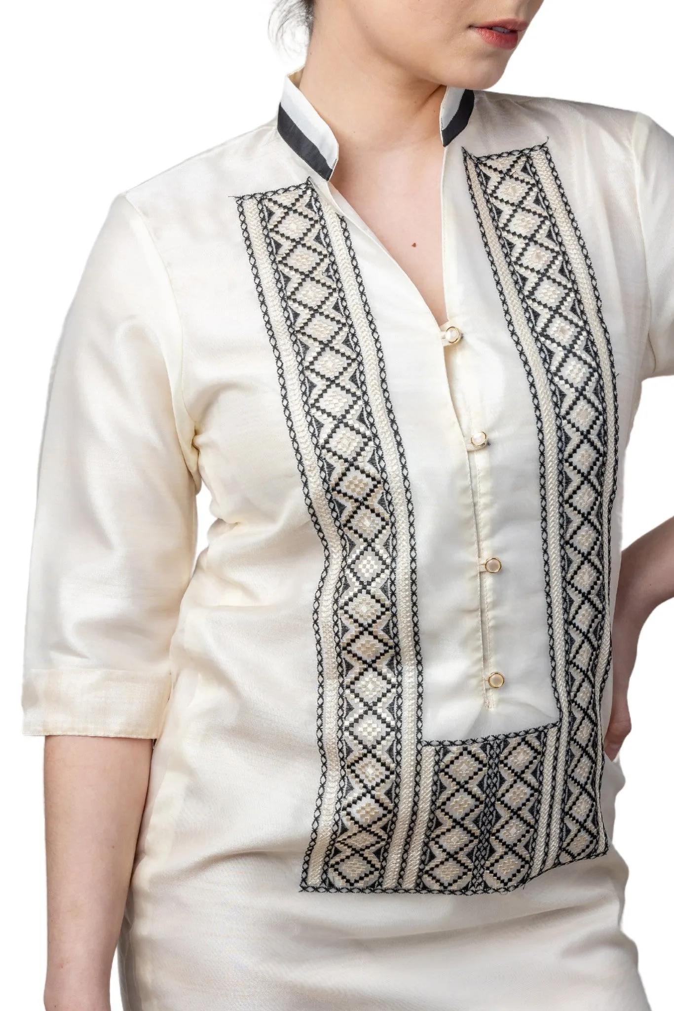 CB04 - Couple's Barong - Matching Barong Tagalog & Filipiniana (Items Sold Separately)