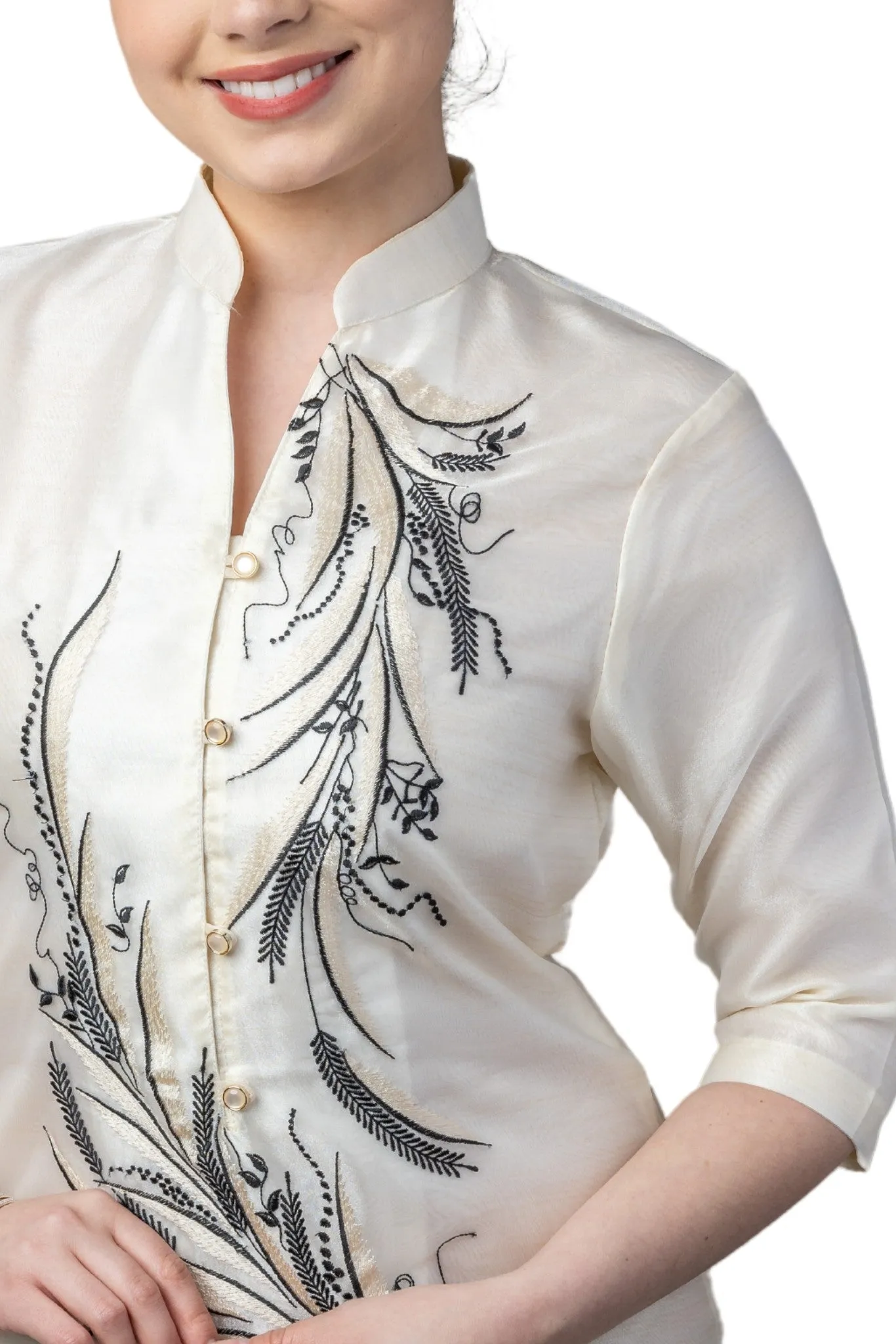 CB05 - Couple's Barong - Matching Barong Tagalog & Filipiniana (Items Sold Separately)