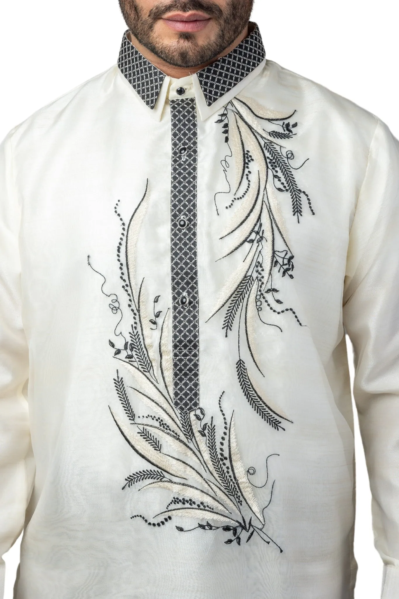 CB05 - Couple's Barong - Matching Barong Tagalog & Filipiniana (Items Sold Separately)