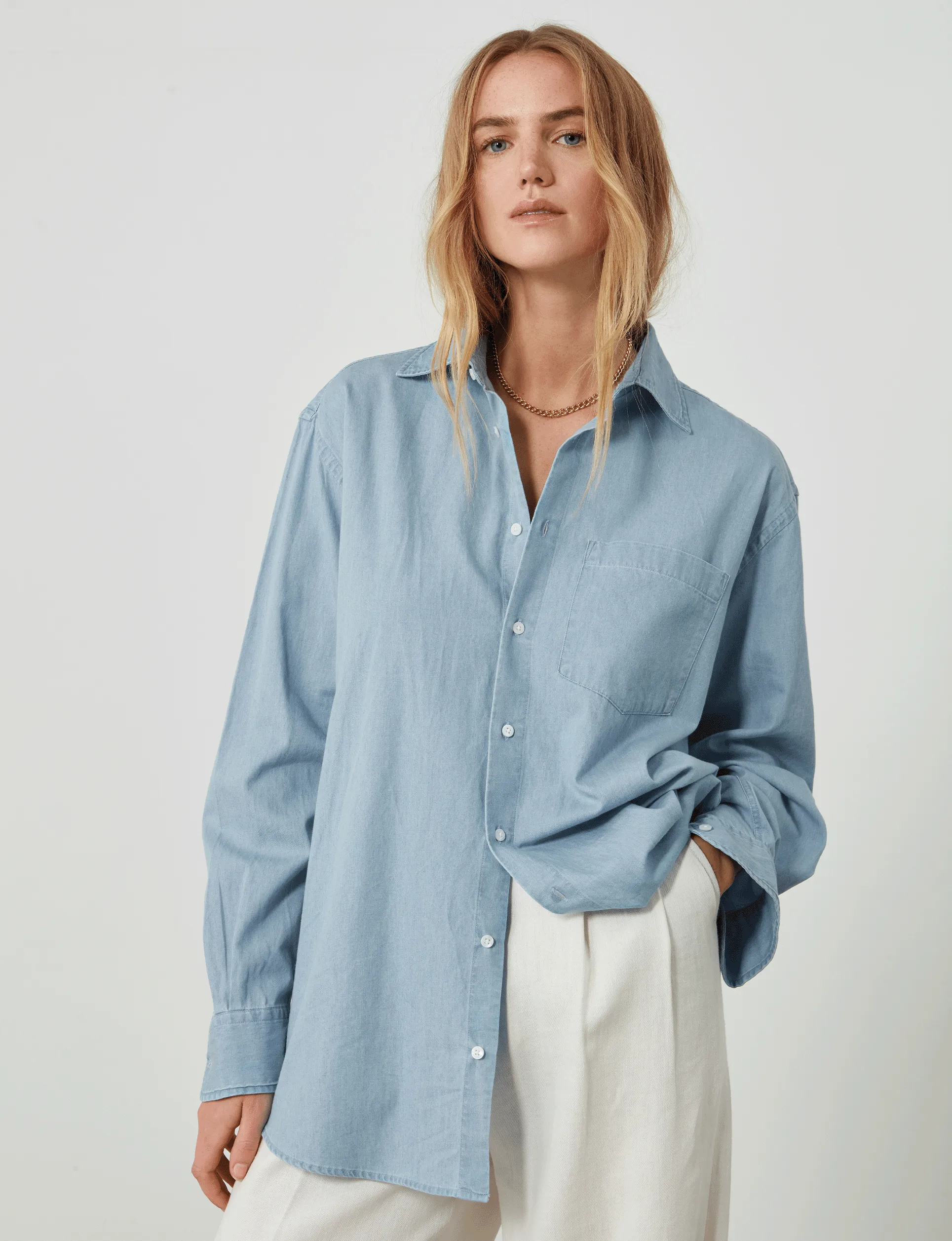 Chessie: Chambray, Light Blue