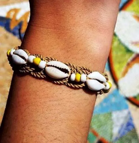 Cowrie Shell Wristband Friendship Band