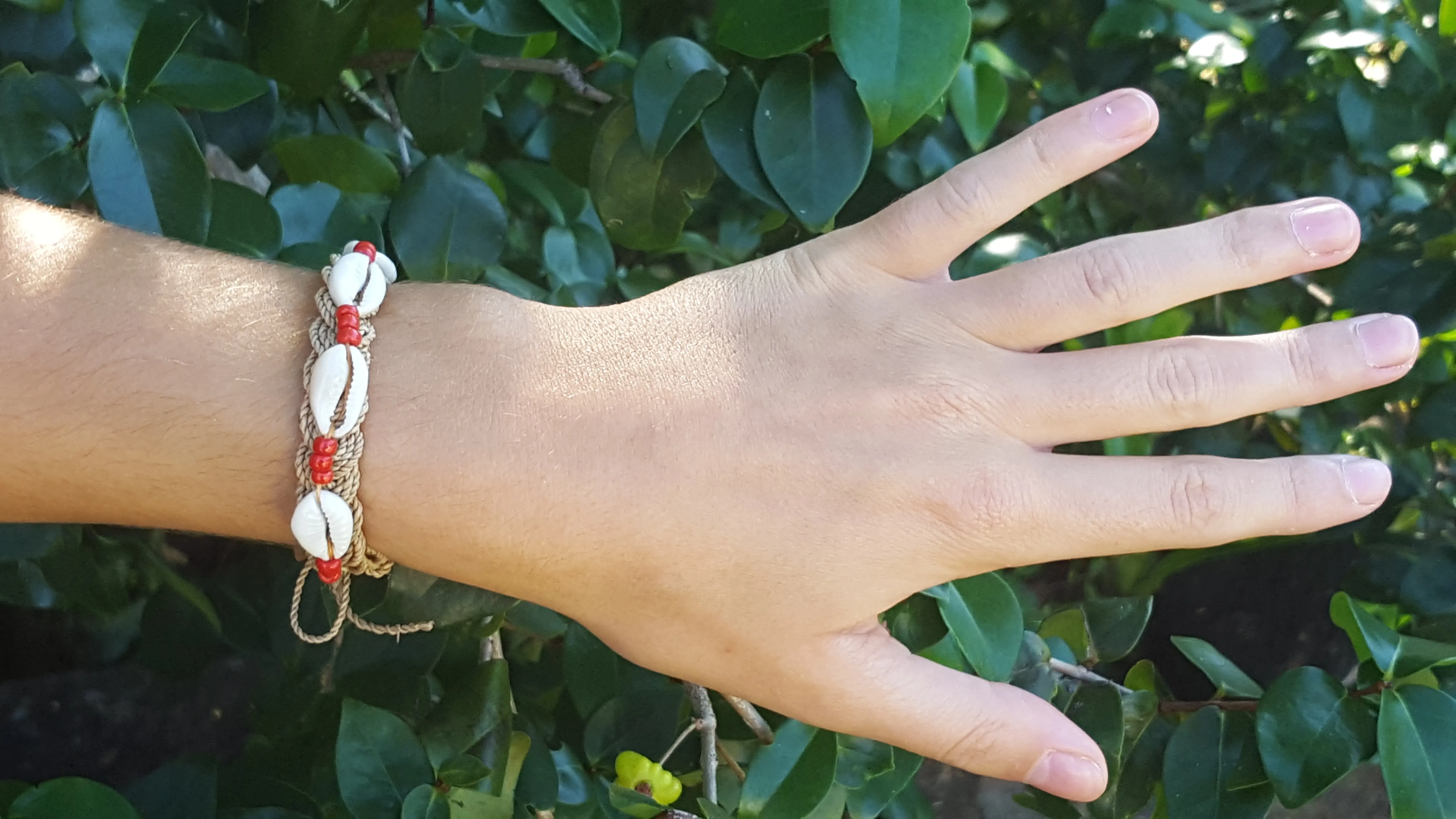 Cowrie Shell Wristband Friendship Band