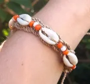 Cowrie Shell Wristband Friendship Band