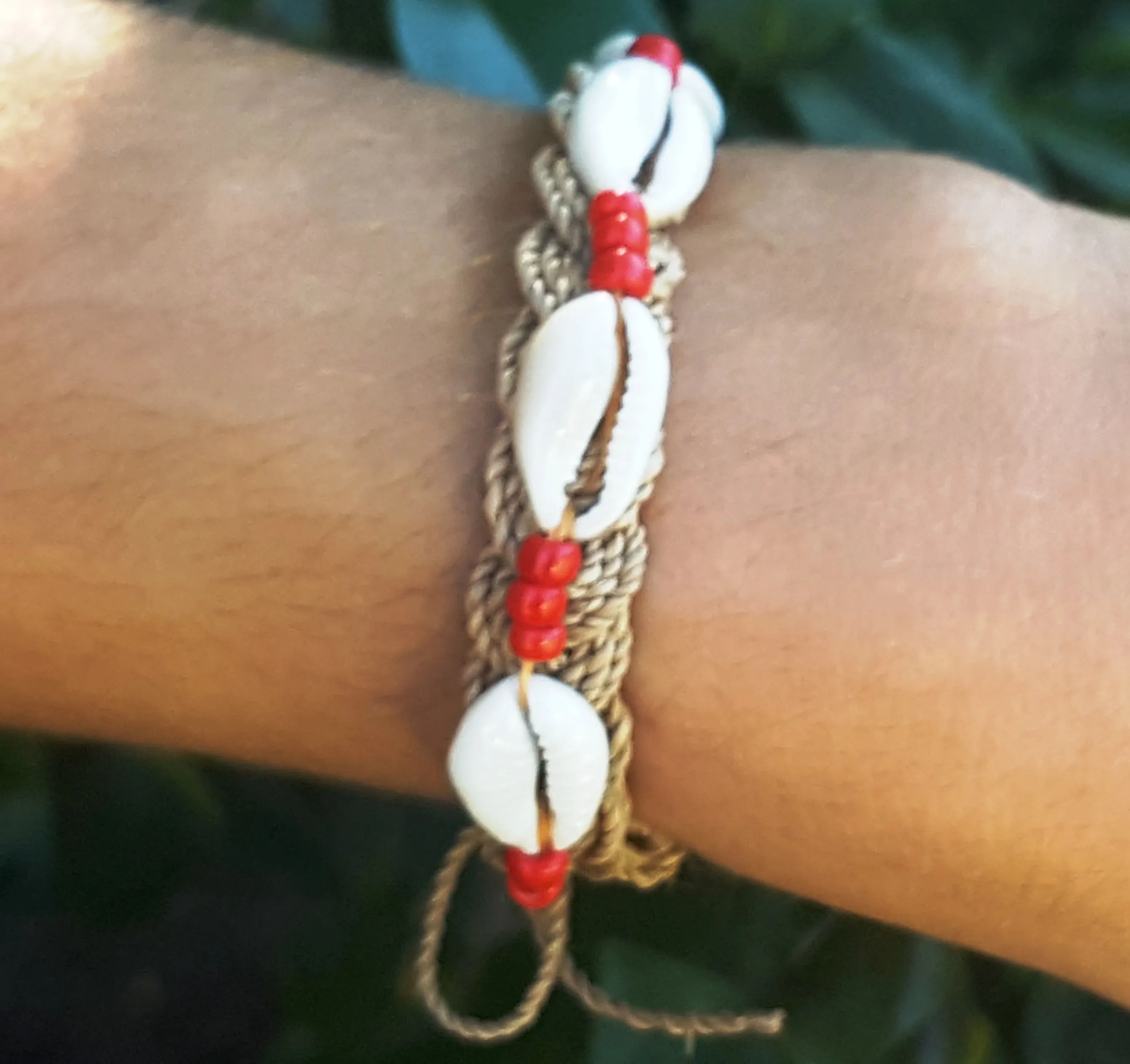 Cowrie Shell Wristband Friendship Band