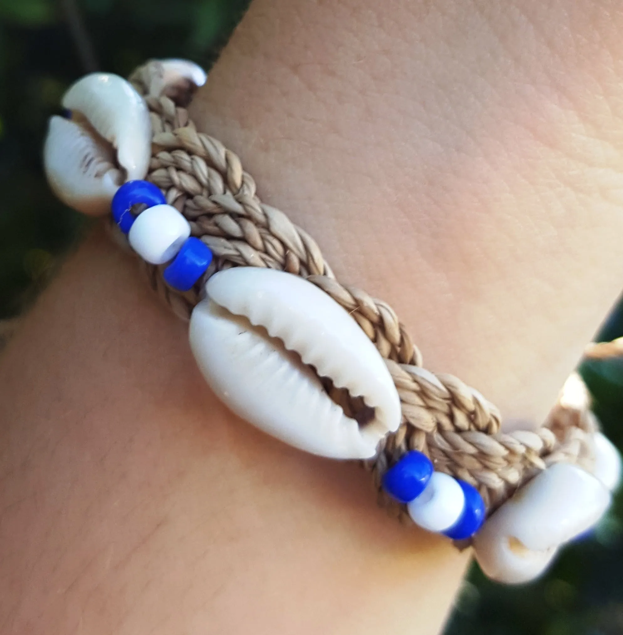 Cowrie Shell Wristband Friendship Band