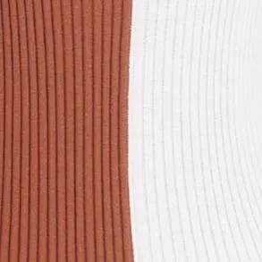 DANA DRESS | TAN WHITE