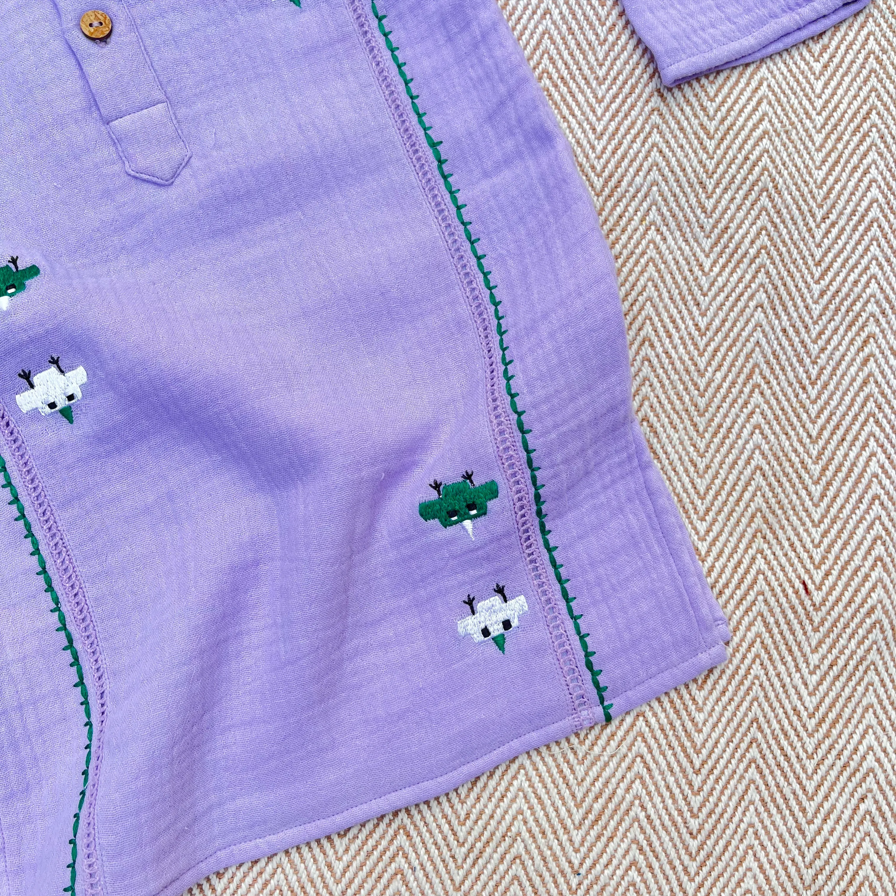 Dancing Birdies Kurta set