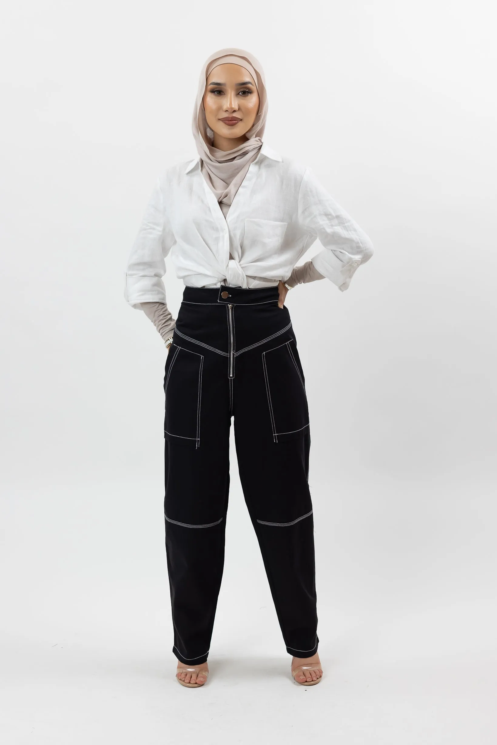 Delta Zip Front Pants