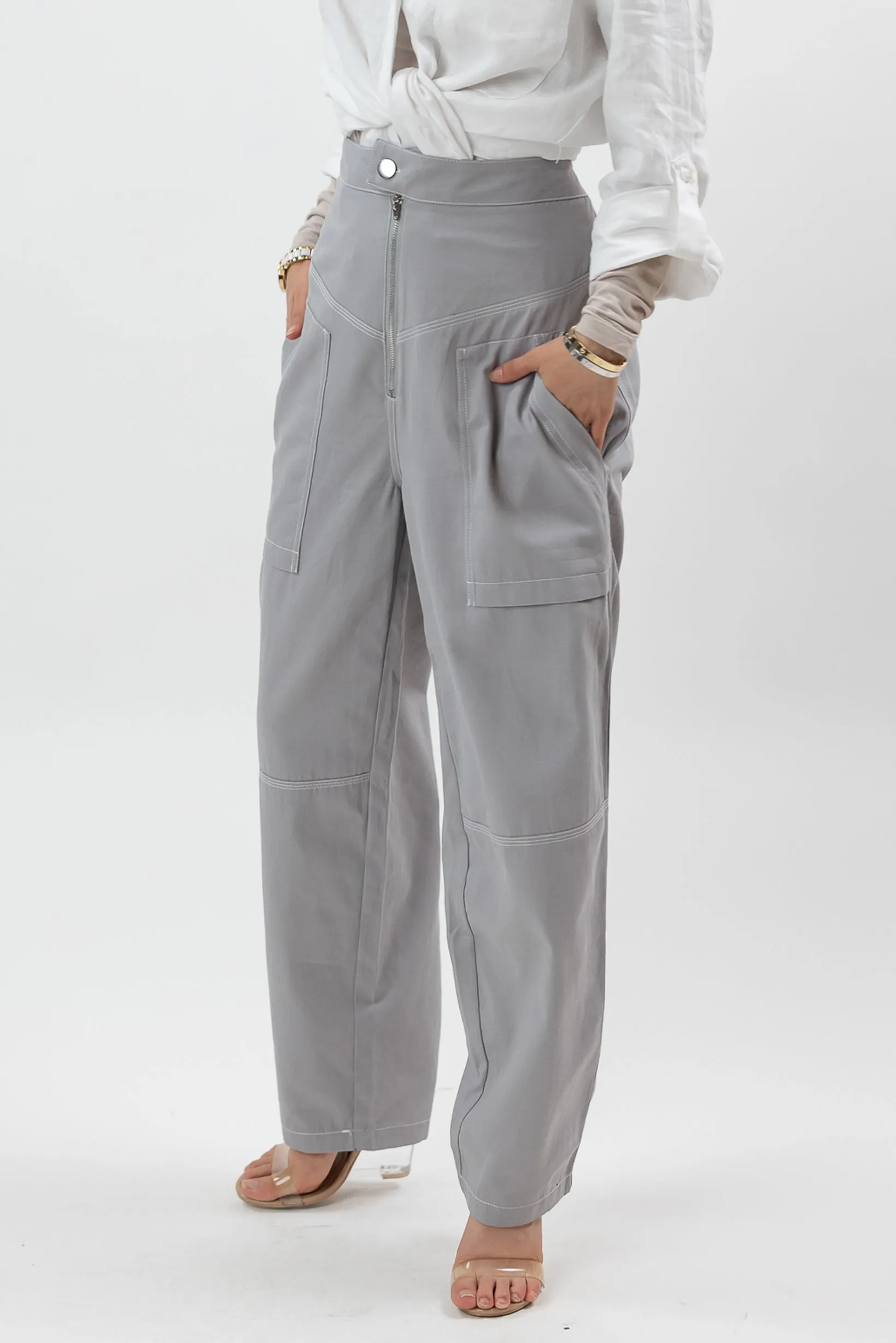 Delta Zip Front Pants