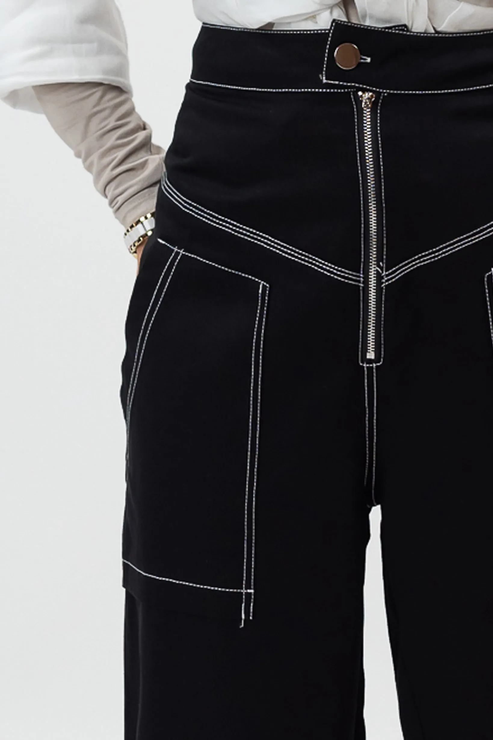 Delta Zip Front Pants