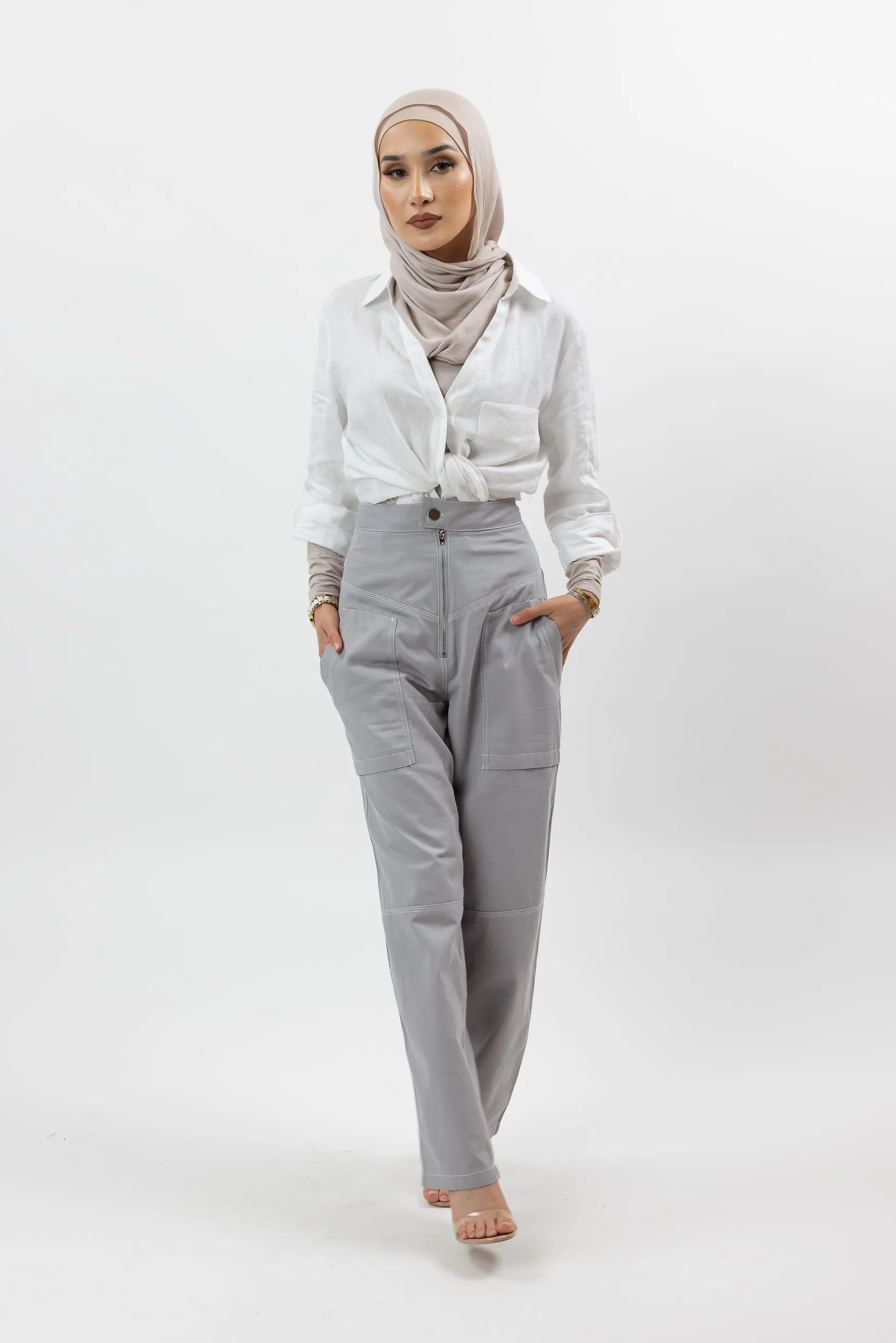 Delta Zip Front Pants