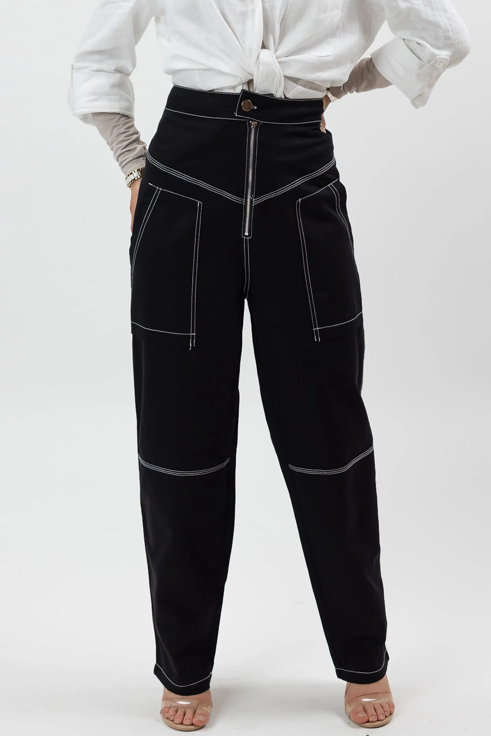 Delta Zip Front Pants