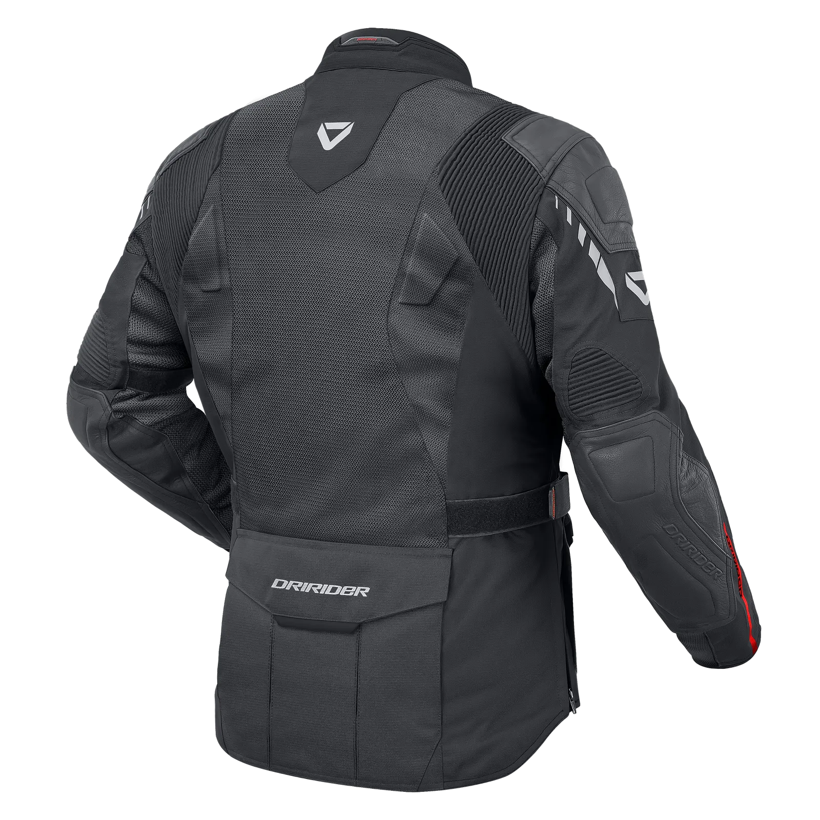 DRIRIDER NORDIC V AIRFLOW BLACK/BLACK TEXTILE JACKET
