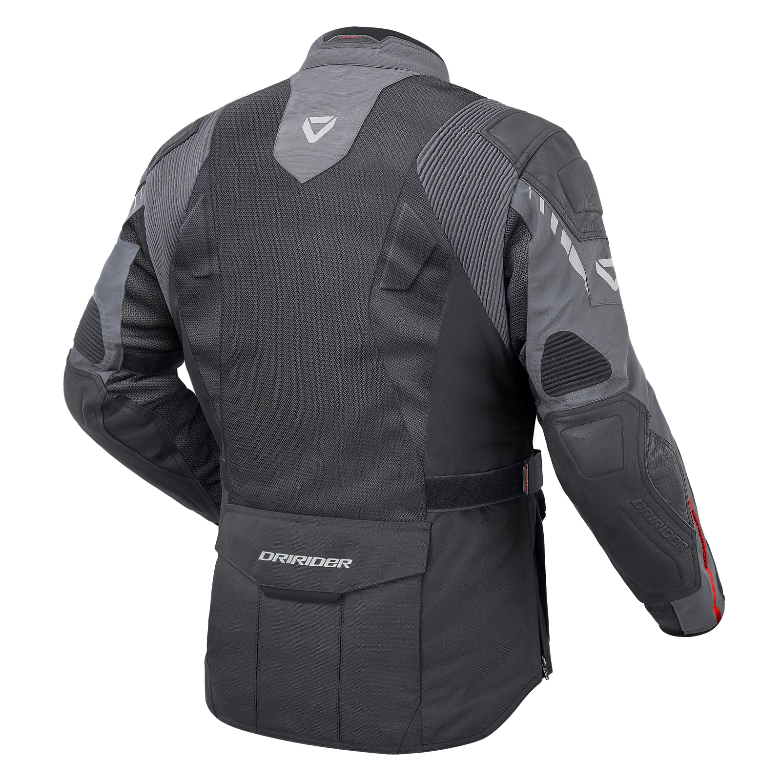 DRIRIDER NORDIC V AIRFLOW DARK GREY/GREY TEXTILE JACKET