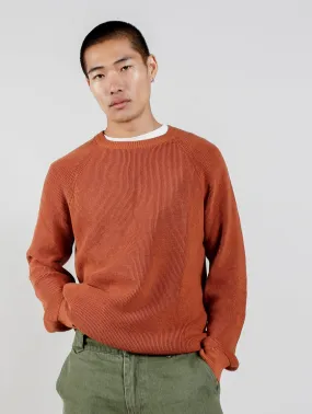 Fog Unisex Organic Cotton Jumper | Orange