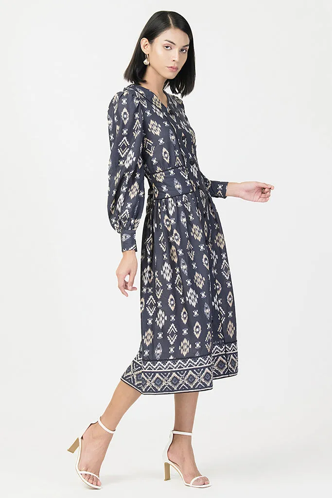 Ikkat Ethnic Dress
