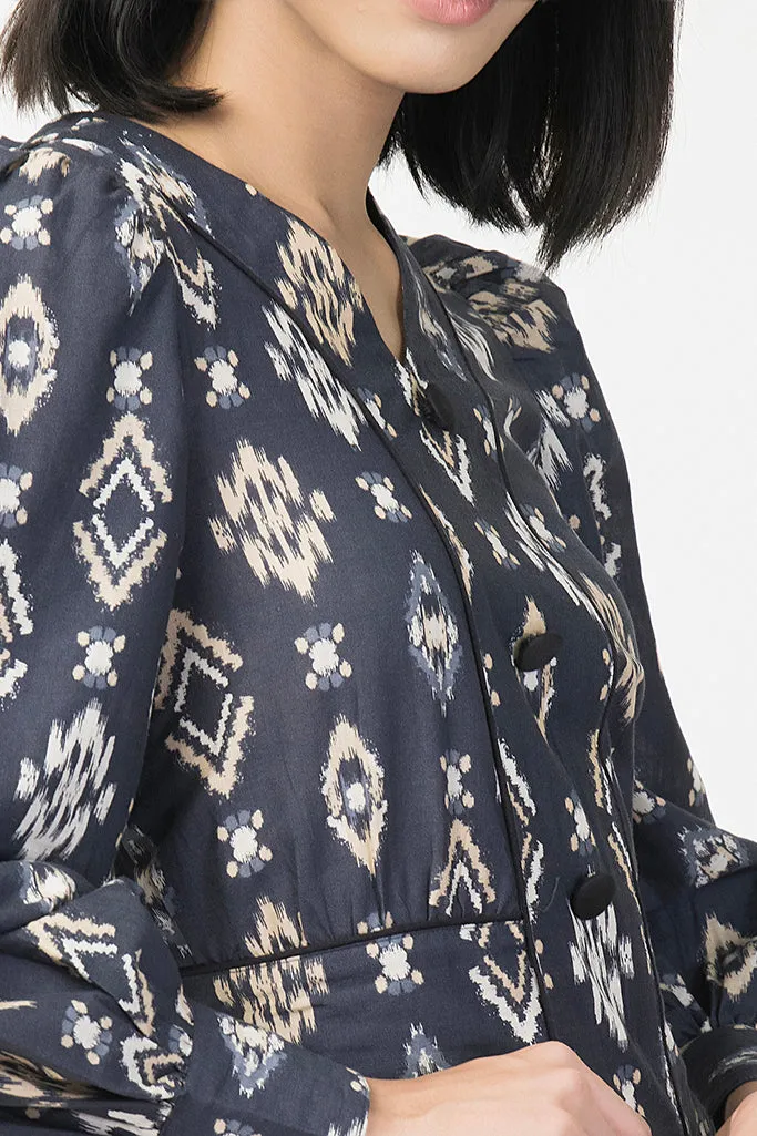 Ikkat Ethnic Dress