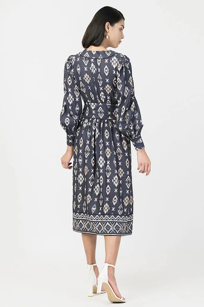 Ikkat Ethnic Dress