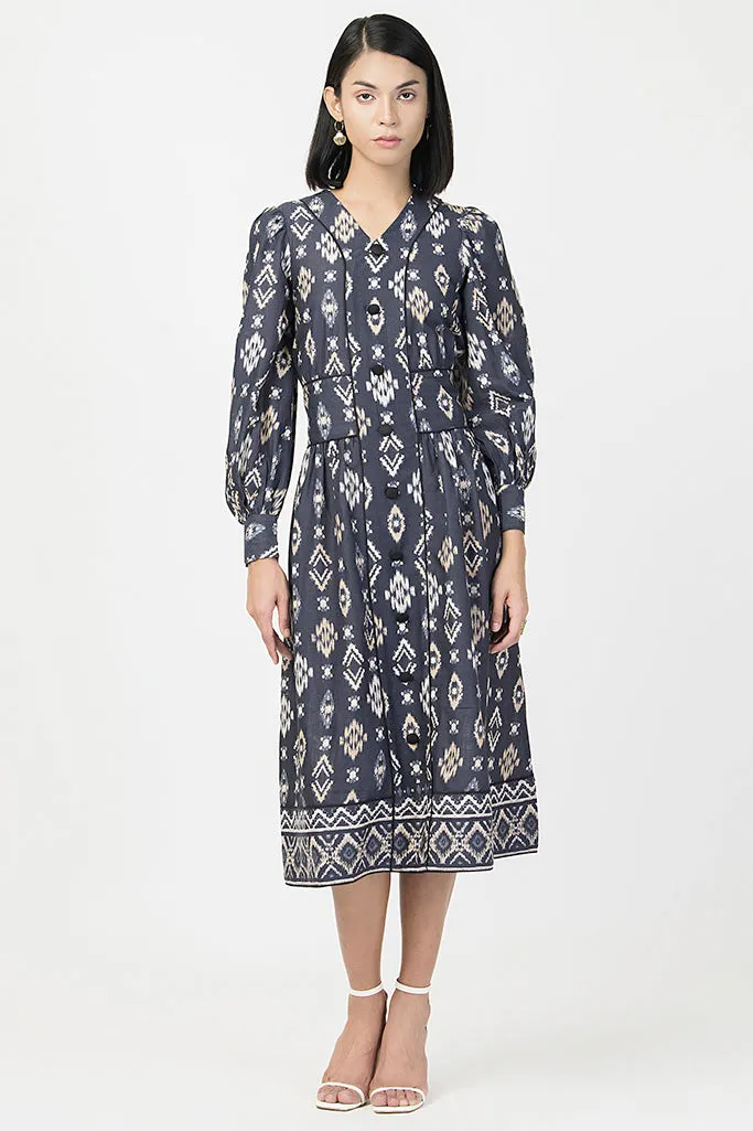 Ikkat Ethnic Dress