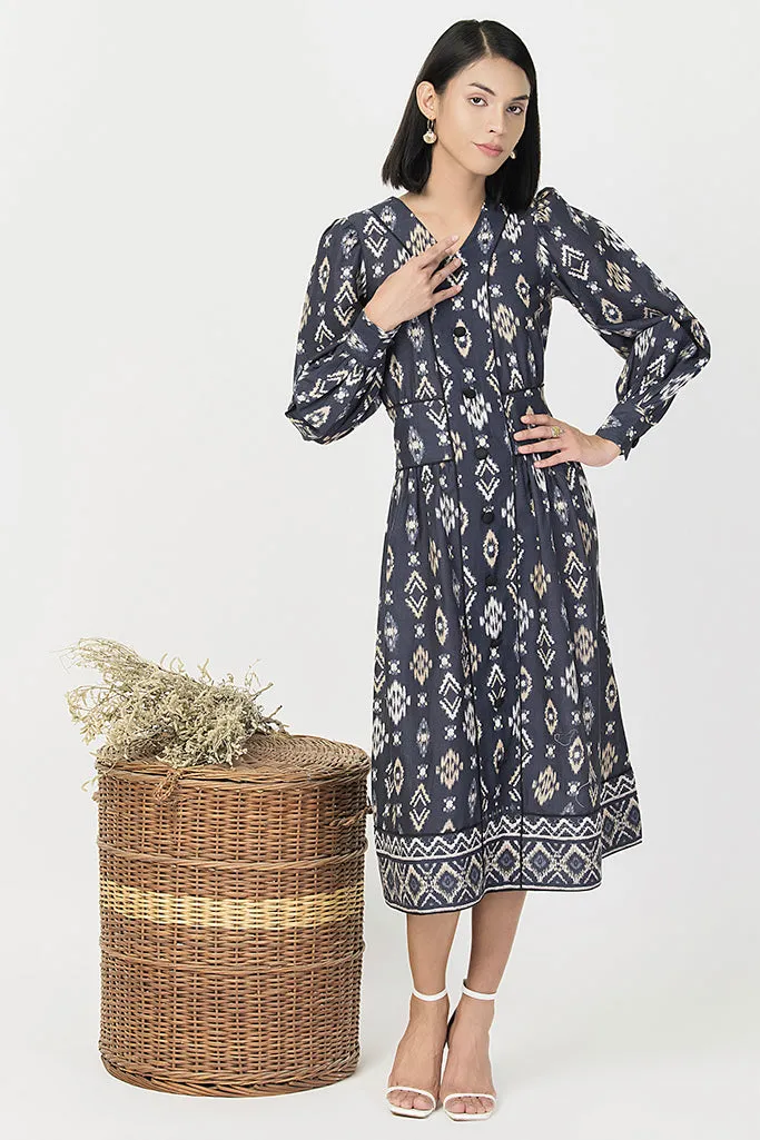 Ikkat Ethnic Dress