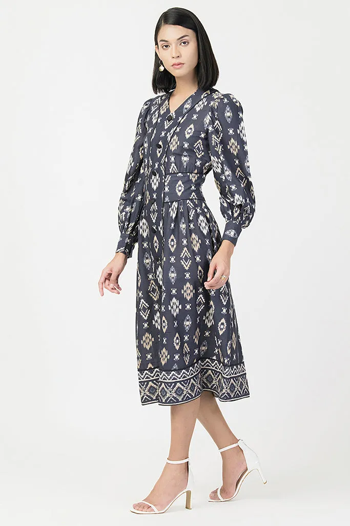 Ikkat Ethnic Dress
