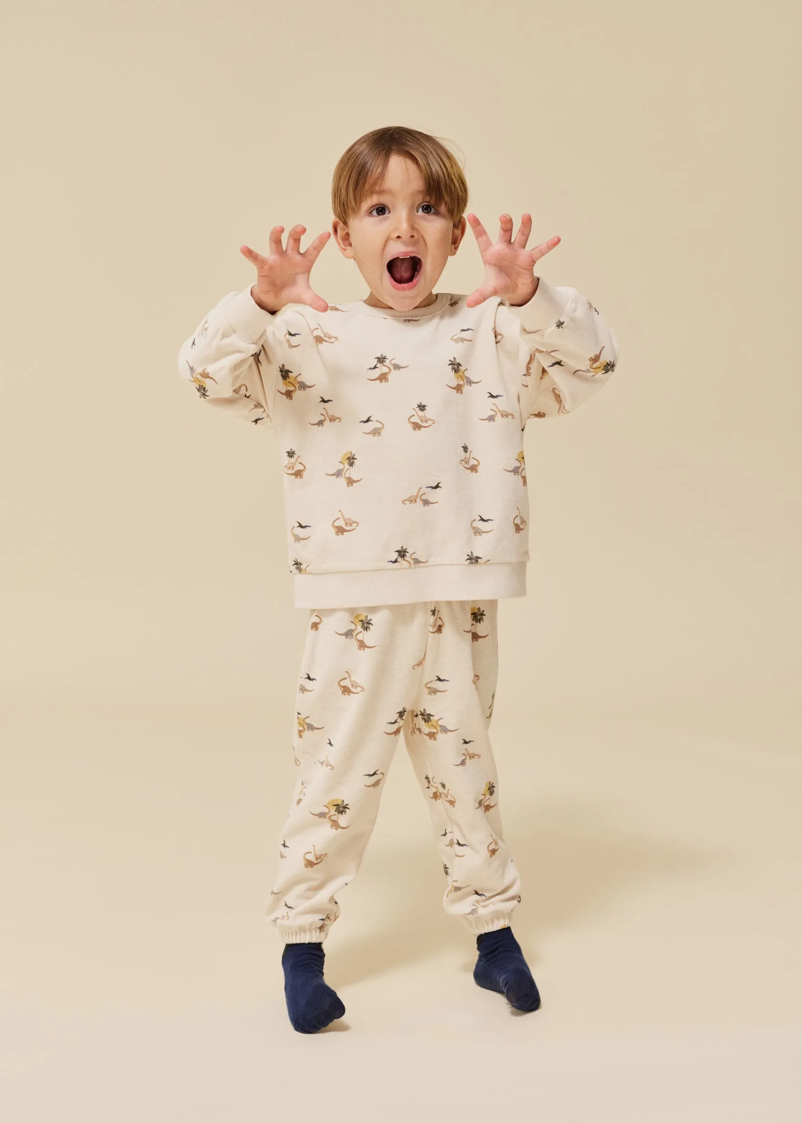 Itty Kids Sweat Pants Gots - Dinasour
