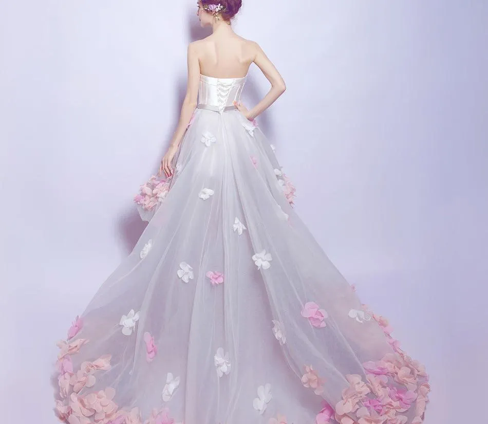 KittenAlarm - Armina Strapless Floral Dress