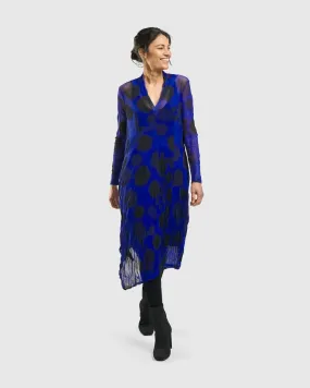 Ladybug A-Line Dress, Royal