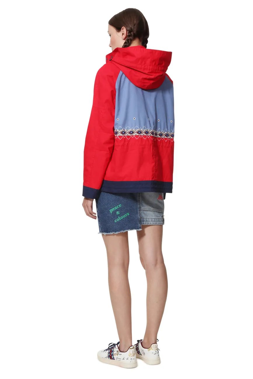 Lena Gilet Effect Parka Jacket Desigual Style 19SWEW97