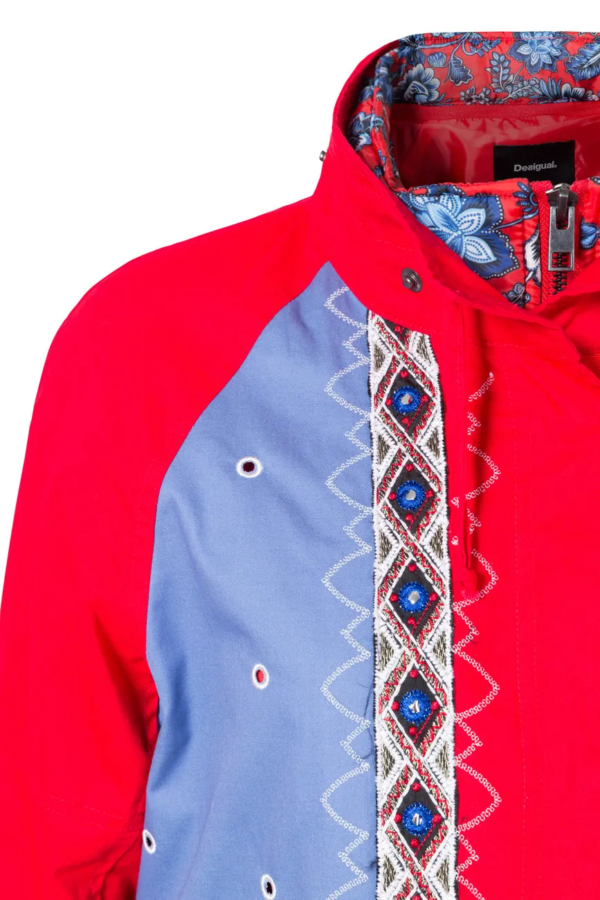 Lena Gilet Effect Parka Jacket Desigual Style 19SWEW97