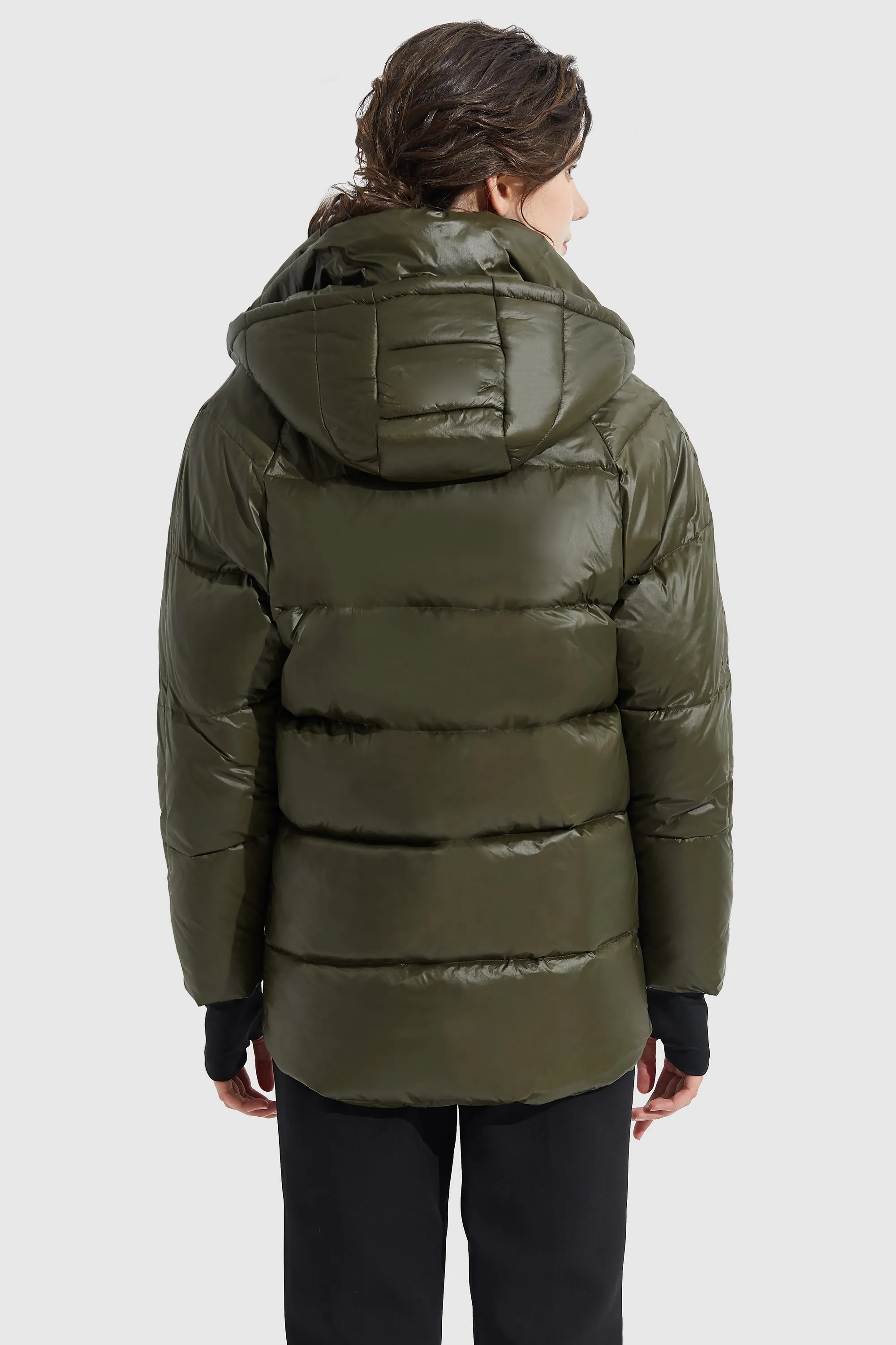 Light Cropped Bubble Puffer Jacket